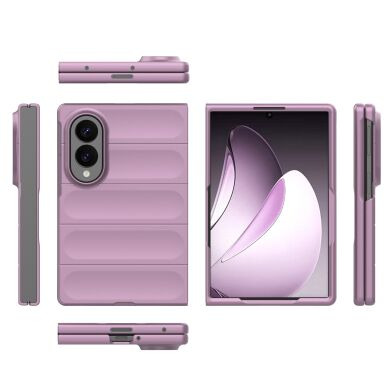Силиконовый (TPU) чехол Deexe Terra Case (FF) для Samsung Galaxy Fold 8 - Black