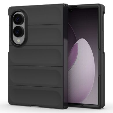 Силиконовый (TPU) чехол Deexe Terra Case (FF) для Samsung Galaxy Fold 8 - Black