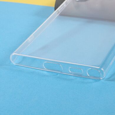 Силиконовый (TPU) чехол Deexe UltraThin для Galaxy S22 Ultra - Transparent