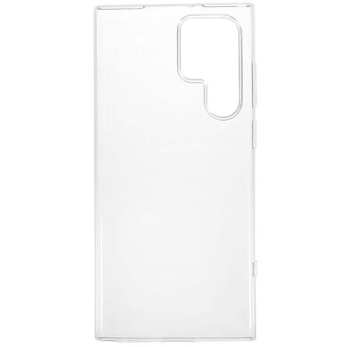 Силиконовый (TPU) чехол Deexe UltraThin для Galaxy S22 Ultra - Transparent