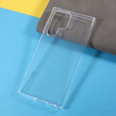 Силиконовый (TPU) чехол Deexe UltraThin для Galaxy S22 Ultra - Transparent