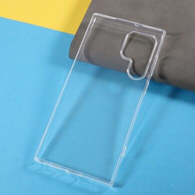 Силиконовый (TPU) чехол Deexe UltraThin для Galaxy S22 Ultra - Transparent