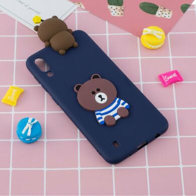 Силиконовый (TPU) чехол UniCase 3D Cartoon Pattern для Samsung Galaxy M10 (M105) - Bear