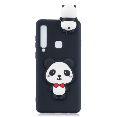Силиконовый (TPU) чехол UniCase 3D Pattern для Samsung Galaxy A9 2018 (A920) - Panda with Red Bowknot