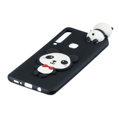 Силиконовый (TPU) чехол UniCase 3D Pattern для Samsung Galaxy A9 2018 (A920) - Panda with Red Bowknot