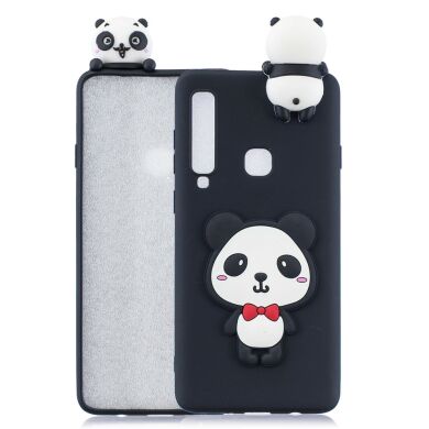 Силиконовый (TPU) чехол UniCase 3D Pattern для Samsung Galaxy A9 2018 (A920) - Panda with Red Bowknot
