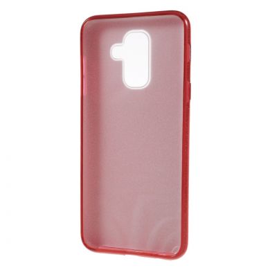 Силиконовый (TPU) чехол UniCase Glitter Cover для Samsung Galaxy A6+ 2018 (A605) - Red