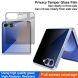 Защитное стекло IMAK Privacy 9H Protect для Samsung Galaxy Flip 8 / Flip 7 - Black. Фото 7 из 8
