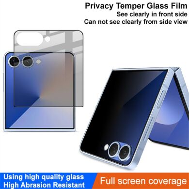 Защитное стекло IMAK Privacy 9H Protect для Samsung Galaxy Flip 8 / Flip 7 - Black