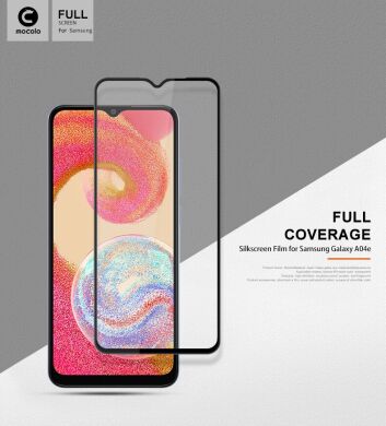Захисне скло MOCOLO Full Glue Cover для Samsung Galaxy A04e (A042) - Black