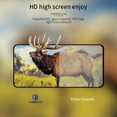 Защитное стекло PINWUYO Full Glue Cover для Samsung Galaxy A52 (A525) / A52s (A528) - Black