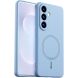 Защитный чехол ABEEL Liquid Silicone Magnetic для Samsung Galaxy S26 (S942) - Sky Blue. Фото 1 из 7