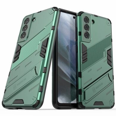 Защитный чехол Deexe Bibercas для Samsung Galaxy S21 FE (G990) - Green