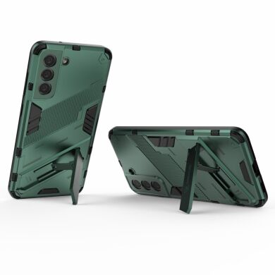 Защитный чехол Deexe Bibercas для Samsung Galaxy S21 FE (G990) - Green