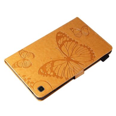 Защитный чехол Deexe Butterfly для Samsung Galaxy Tab A7 Lite (T220/T225) - Brown