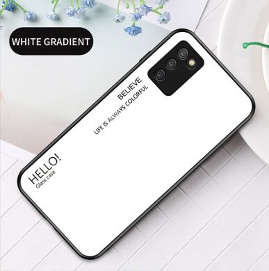 Защитный чехол Deexe Gradient Color для Samsung Galaxy A03s (A037) - White