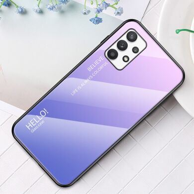 Защитный чехол Deexe Gradient Color для Samsung Galaxy A33 (A336) - Pink / Purple