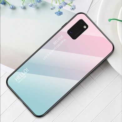 Защитный чехол Deexe Gradient Color для Samsung Galaxy A41 (A415) - Pink / Cyan