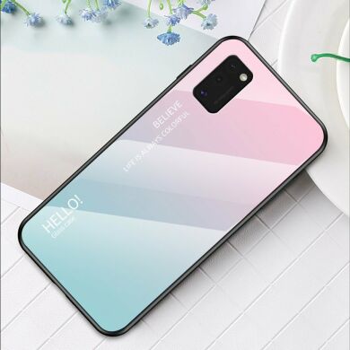 Захисний чохол Deexe Gradient Color для Samsung Galaxy A41 (A415) - Pink / Cyan