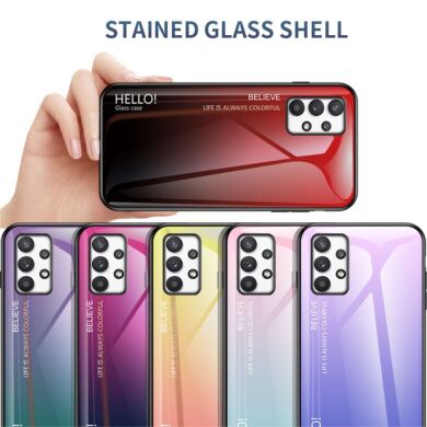 Защитный чехол Deexe Gradient Color для Samsung Galaxy A53 - Pink / Blue