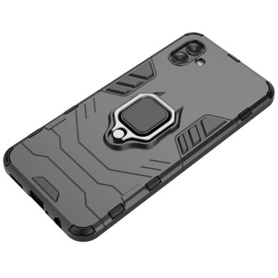 Захисний чохол Deexe Hybrid Case для Samsung Galaxy A04 (A045) - Black