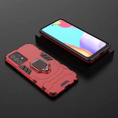 Захисний чохол Deexe Hybrid Case для Samsung Galaxy A52 (A525) / A52s (A528) - Red