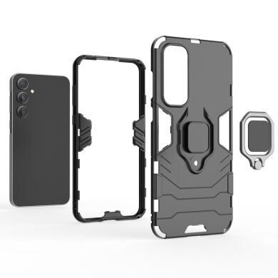 Захисний чохол Deexe Hybrid Case для Samsung Galaxy A55 (A556) - Black