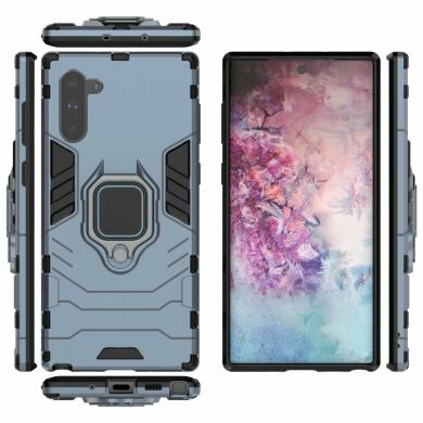 Захисний чохол Deexe Hybrid Case для Samsung Galaxy Note 10 - Blue