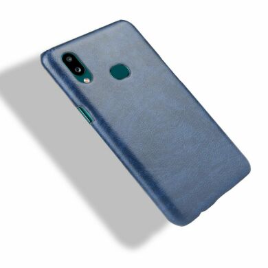 Защитный чехол Deexe Leather Back Cover для Samsung Galaxy A10s (A107) - Dark Blue