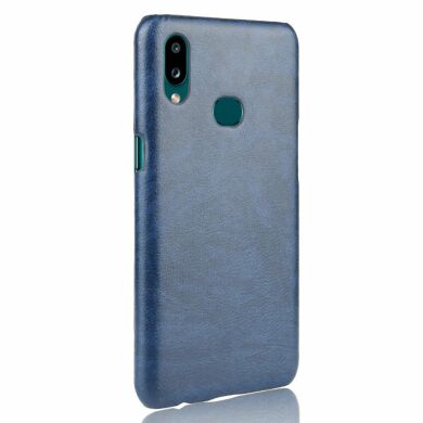 Защитный чехол Deexe Leather Back Cover для Samsung Galaxy A10s (A107) - Dark Blue