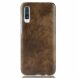 Защитный чехол Deexe Leather Back Cover для Samsung Galaxy A70 (A705) - Coffee. Фото 2 из 5