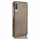 Защитный чехол Deexe Leather Back Cover для Samsung Galaxy A70 (A705) - Coffee. Фото 3 из 5