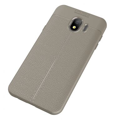 Захисний чохол Deexe Leather Cover для Samsung Galaxy J4 2018 (J400) - Grey