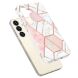 Защитный чехол Deexe Marble Pattern для Samsung Galaxy S24 - White / Pink. Фото 2 из 6