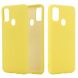 Защитный чехол Deexe Silicone Case для Samsung Galaxy M30s (M307) / Galaxy M21 (M215) - Yellow. Фото 1 из 5