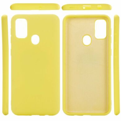 Защитный чехол Deexe Silicone Case для Samsung Galaxy M30s (M307) / Galaxy M21 (M215) - Yellow