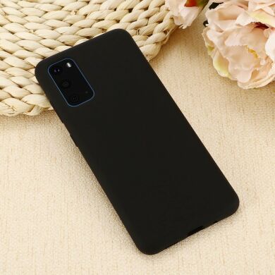 Защитный чехол Deexe Silicone Case для Samsung Galaxy S20 (G980) - Black