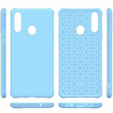 Защитный чехол Deexe Soft Cover для Samsung Galaxy A20s (A207) - Baby Blue
