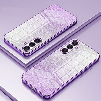 Защитный чехол Deexe Sparkles Cover для Samsung Galaxy A26 (A266) - Purple