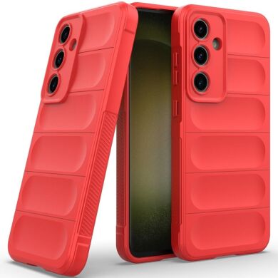 Защитный чехол Deexe Terra Case для Samsung Galaxy S24 FE (S721) - Red