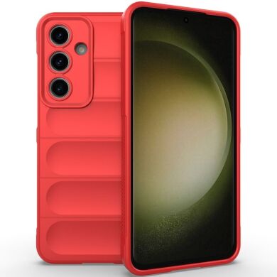 Защитный чехол Deexe Terra Case для Samsung Galaxy S24 FE (S721) - Red