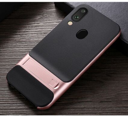 Защитный чехол ELEGANCE Grid Pattern для Samsung Galaxy A30 (A305) / A20 (A205) - Rose Gold