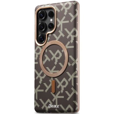 Захисний чохол ESEBLE Letter Pattern Magnetic для Samsung Galaxy S26 Ultra (S948) - Desert Gold