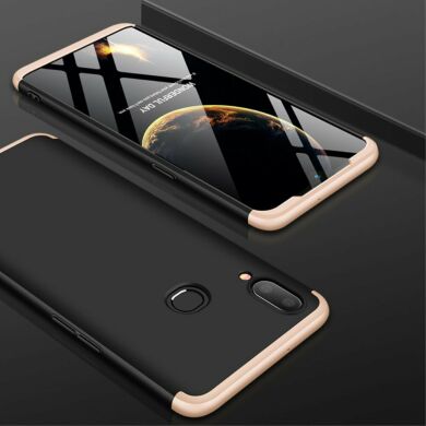 Защитный чехол GKK Double Dip Case для Samsung Galaxy A10s (A107) - Black / Gold