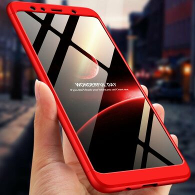 Защитный чехол GKK Double Dip Case для Samsung Galaxy A7 2018 (A750) - Red