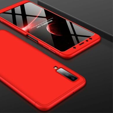 Защитный чехол GKK Double Dip Case для Samsung Galaxy A7 2018 (A750) - Red