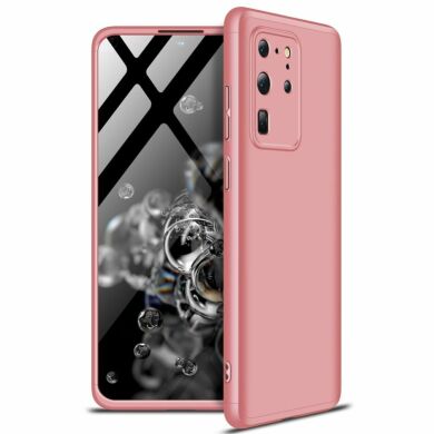 Защитный чехол GKK Double Dip Case для Samsung Galaxy S20 Ultra (G988) - Rose Gold