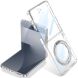 Защитный чехол GKK Elegant MagStand для Samsung Galaxy Flip 7 - Transparent. Фото 1 из 9