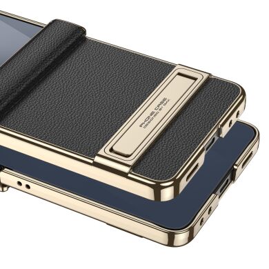 Защитный чехол GKK Hinge Stand для Samsung Galaxy Flip 7 - Titanium Grey