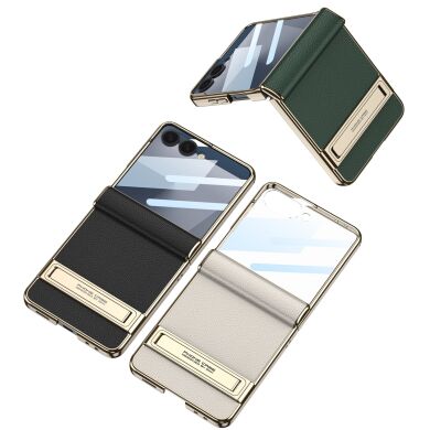 Защитный чехол GKK Hinge Stand для Samsung Galaxy Flip 7 - Titanium Grey